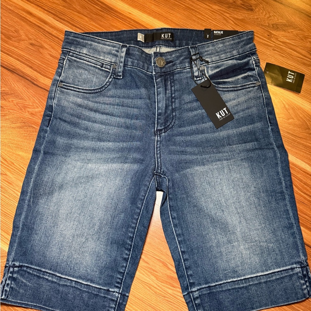 Kut from the Kloth Denim bermuda length Shorts
